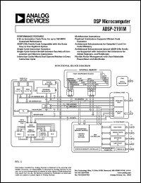 Click here to download ADSP-2191M Datasheet