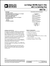 Click here to download ADG774ABRQ Datasheet