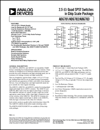 Click here to download ADG783BCP Datasheet