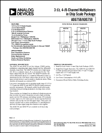 Click here to download ADG758BCP Datasheet