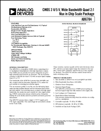 Click here to download ADG784BCP Datasheet