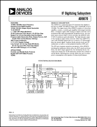 Click here to download AD9870EB Datasheet