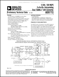 Click here to download AD9773 Datasheet