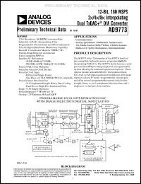 Click here to download AD9773EB Datasheet