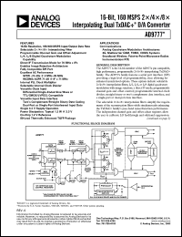 Click here to download AD9777EB Datasheet