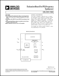 Click here to download EVAL-ADF411XEB1 Datasheet