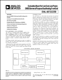 Click here to download EVAL-AD73322EB Datasheet