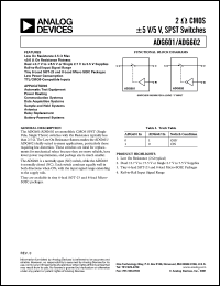 Click here to download ADG601BRM Datasheet