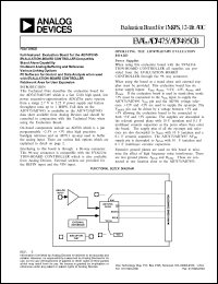 Click here to download EVAL-AD7475 Datasheet