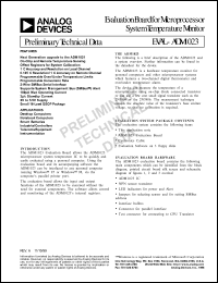 Click here to download EVAL-ADM1023 Datasheet