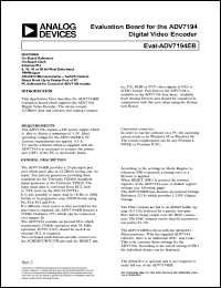 Click here to download EVAL-ADV7194EB Datasheet
