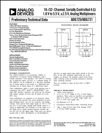 Click here to download ADG725BCP Datasheet