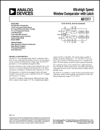 Click here to download AD1317KZ Datasheet