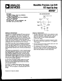 Click here to download AD545A Datasheet