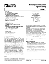 Click here to download AD705KN Datasheet