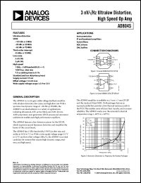 Click here to download AD8045 Datasheet