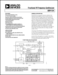 Click here to download ADF4154BRU Datasheet