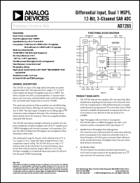 Click here to download AD7265 Datasheet