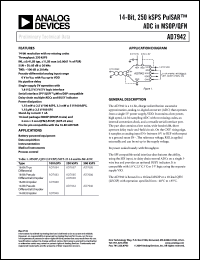Click here to download AD7942BCPRL7 Datasheet