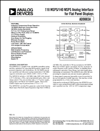 Click here to download AD9883AKST-110 Datasheet