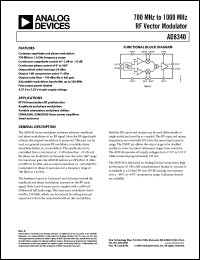 Click here to download AD8340-EVAL Datasheet