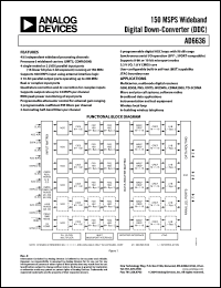 Click here to download AD6636CBCZ Datasheet