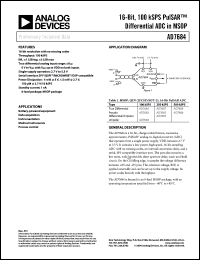 Click here to download AD7684BRM Datasheet