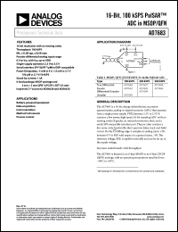 Click here to download AD7683 Datasheet