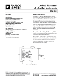Click here to download ADXL311JE-REEL Datasheet