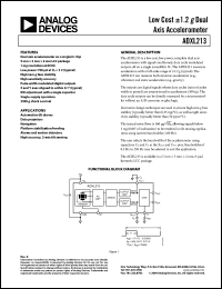 Click here to download ADXL213AE-REEL Datasheet