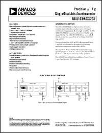 Click here to download ADXL103CE-REEL Datasheet