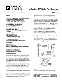 Click here to download AD5171EVAL Datasheet