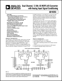 Click here to download AD10265AZ Datasheet
