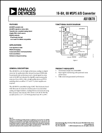 Click here to download AD10678 Datasheet