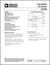 Click here to download AD12400 Datasheet
