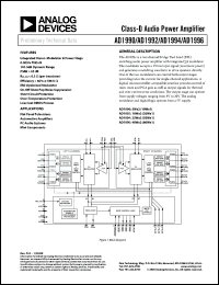 Click here to download AD1992ACPZ Datasheet