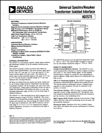 Click here to download AD2S75 Datasheet