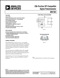 Click here to download AD5160BRJZ100-RL7 Datasheet