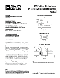 Click here to download AD5165BUJZ100-R2 Datasheet