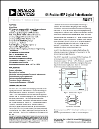 Click here to download AD5171BRJ100-REEL7 Datasheet