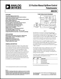 Click here to download AD5228BUJZ50-R2 Datasheet
