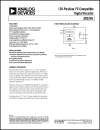 Click here to download AD5246EVAL Datasheet