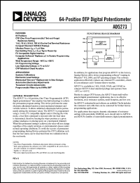 Click here to download AD5273 Datasheet