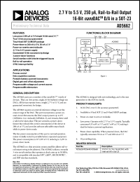 Click here to download AD5662 Datasheet