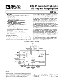 Click here to download AD6122ACP Datasheet