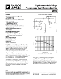 Click here to download AD628-EVAL Datasheet