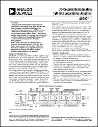 Click here to download AD640JNZ Datasheet
