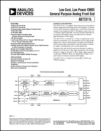 Click here to download AD73311LARZ-REEL Datasheet