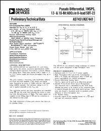 Click here to download AD7441 Datasheet