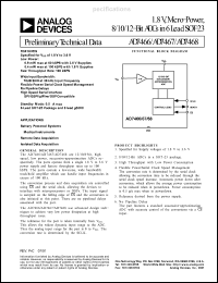 Click here to download AD7468BRM Datasheet